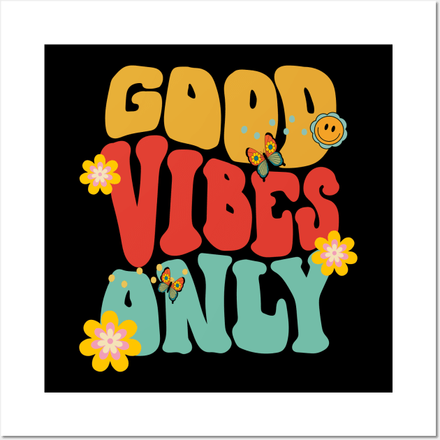 Good Vibes Only Wall Art by Phat Design